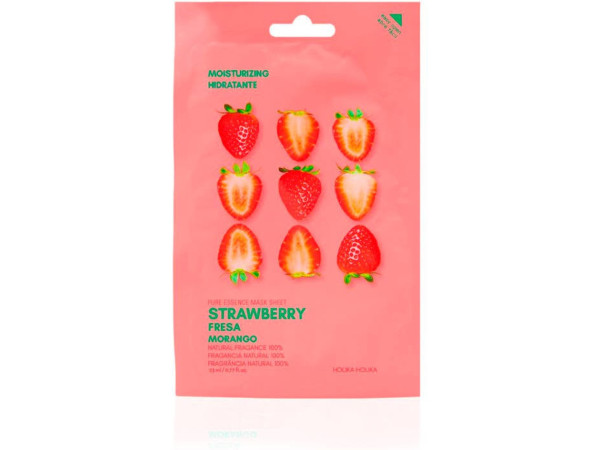 Holika Pure Essence Mask Sheet_ Fresa - 23ml