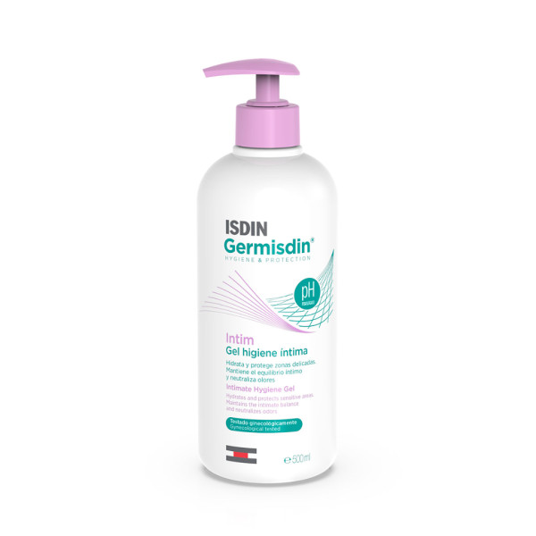 ISDIN Germisdin Intim 500ML - Hidratante de higiene íntima diária, fresca e suave