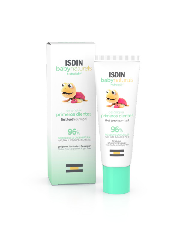 ISDIN BabyNaturals First Teeth 30ML - Gel calmante para os primeiros dentes do bebé