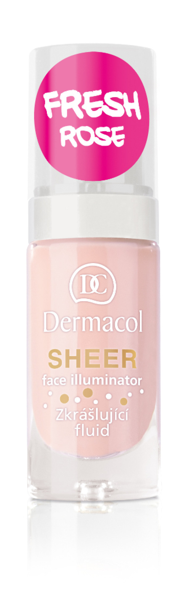 Dermacol Sheer Iluminador_ Fresh Rose