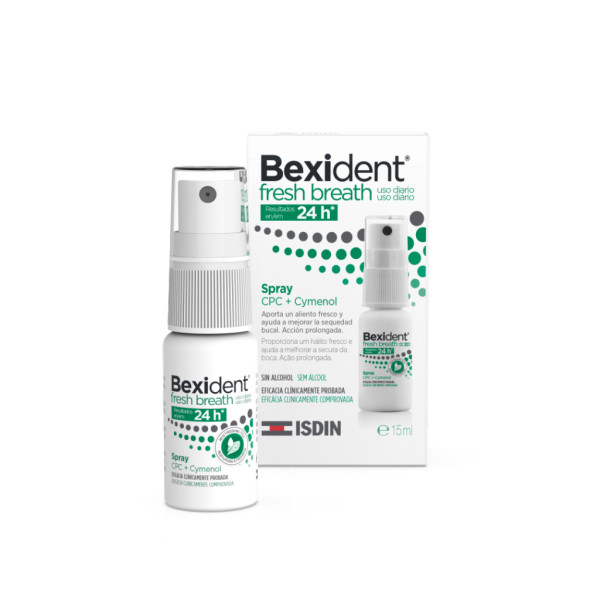 ISDIN Bexident Fresh Breath 15ML - Spray de uso diário para hálito fresco
