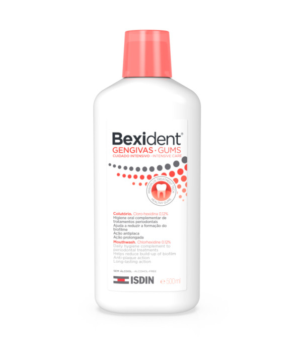 ISDIN Bexident Gengivas Cuidado Intensivo 500ML - Colutório com cloro-hexidina