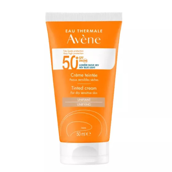 Crema Solar Avène SPF 50+ con Color - 50 ml