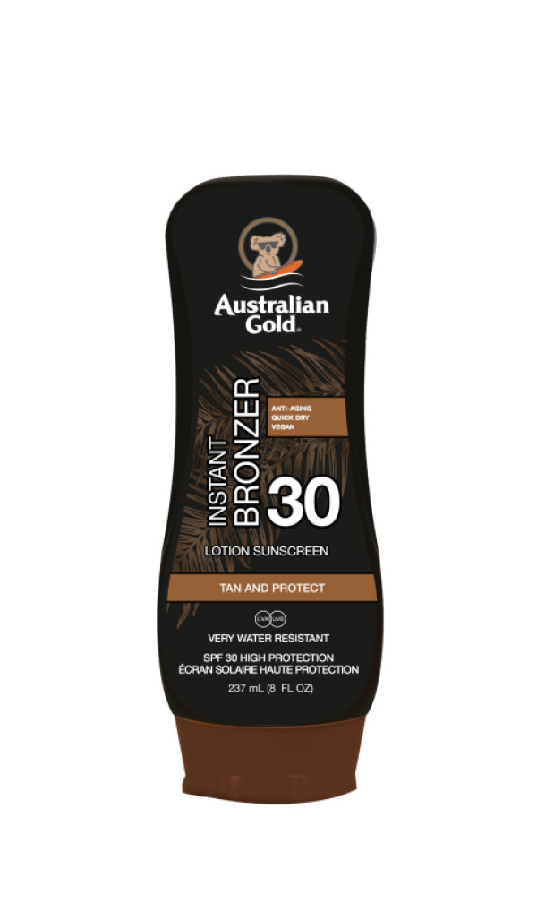 Loción Australian Gold SPF30 c/ Bronceador - 237ml