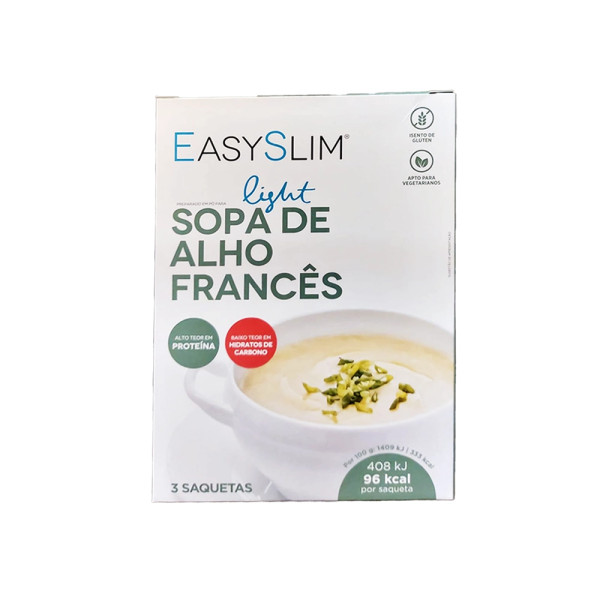 Easyslim Sopa Light Alho Francês - 29g (x3 saquetas)