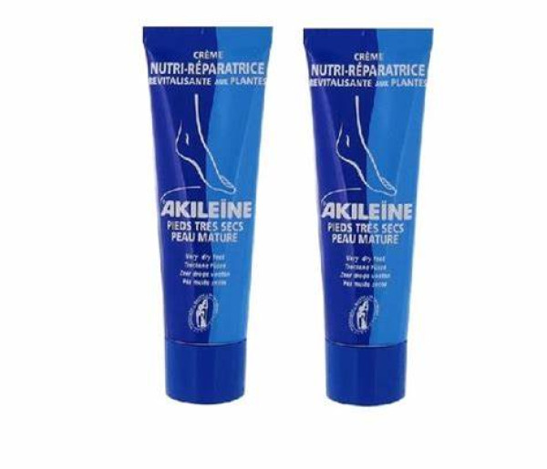 Akileine Creme Nutri Reparador Pés Secos - 50ml (Pack Duplo)