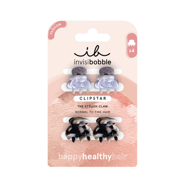 Invisibobble Clipstar Mola Cabelo Pequena (x4 unidades)