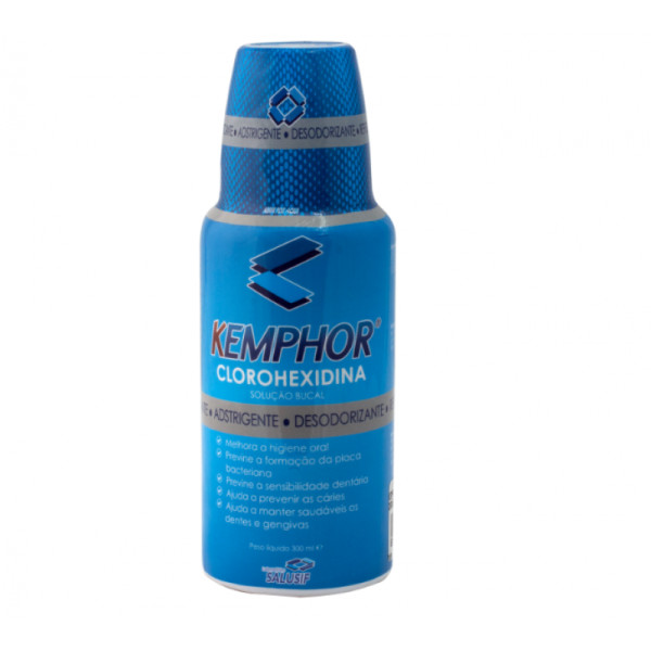 Kemphor Solução Colutório Clorohexidina - 300ml
