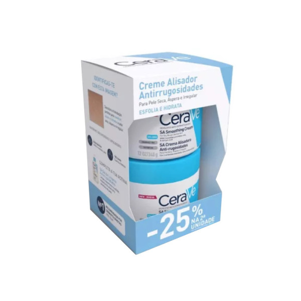 Cerave SA Creme Hidratante Antirrugosidades - 340g (Pack Duplo)