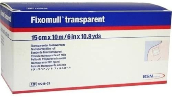 Fixomull Transparente Adesivo - 15cmx10m