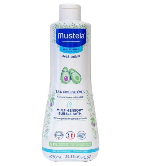 Mustela Bebe Espuma Baño Multi Sensorial - 750ml