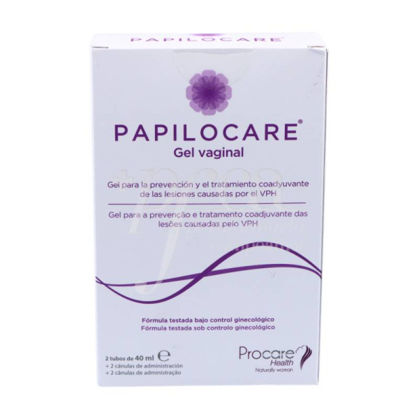 Papilocare Gel Vaginal Cânula - 40ml (X2 unidades)