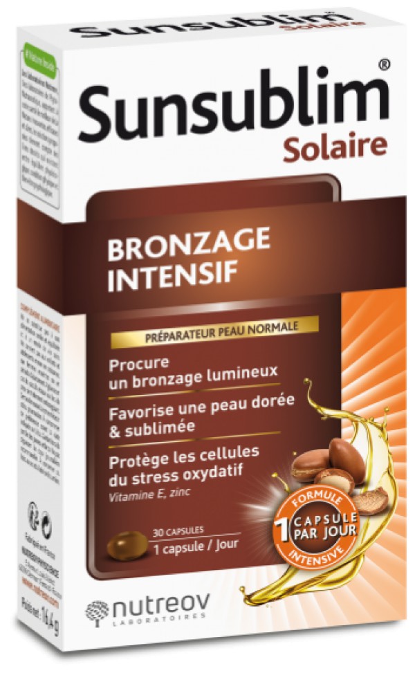 Nutreov_Sunsublim  Bronzeador Integral (x30 cápsulas)