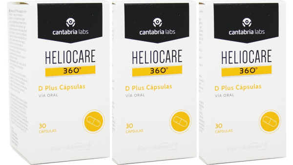 Heliocare 360º D Plus (x30 cápsulas) Pack Triplo