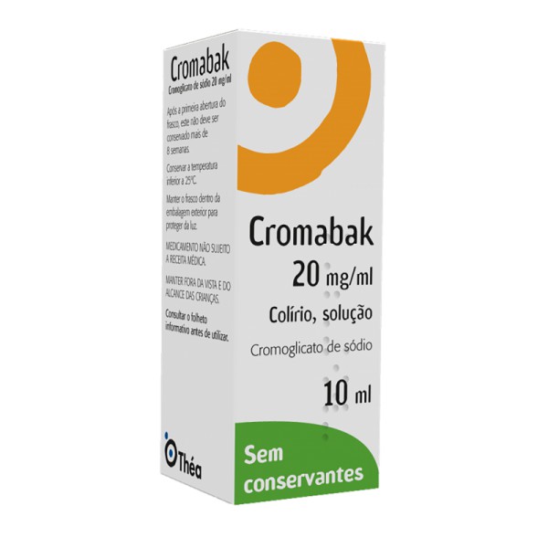 Cromabak 20 mg/ml, colírio, solução