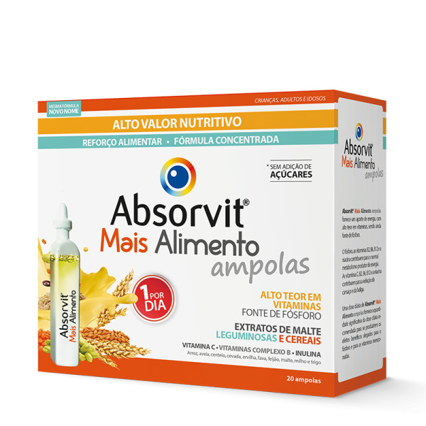 Absorvit Mais Alimento Solução (x20 ampolas)