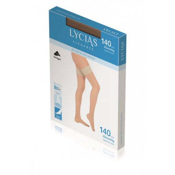 Lycias Elegance Meia Ad_ 140_ Tamanho 4_ Mel