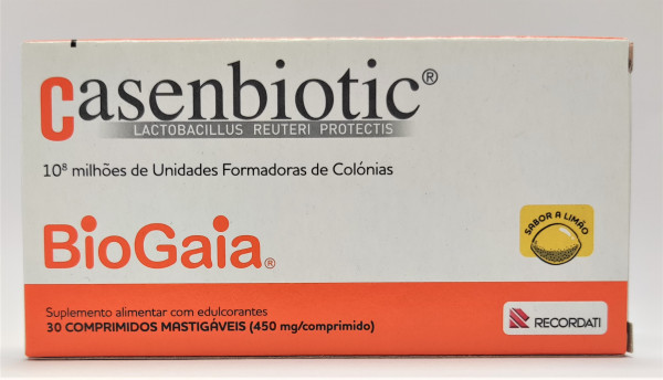 Casenbiótico _ Limón (x30 comprimidos masticables)