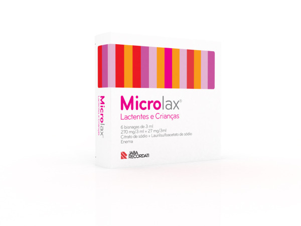 Microlax, 270/27 mg/3 ml (x6 enema solución tubo)