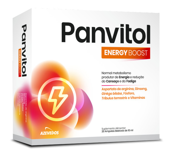 Panvitol Energy Boost - 10ml (x20 ampolas bebíveis)