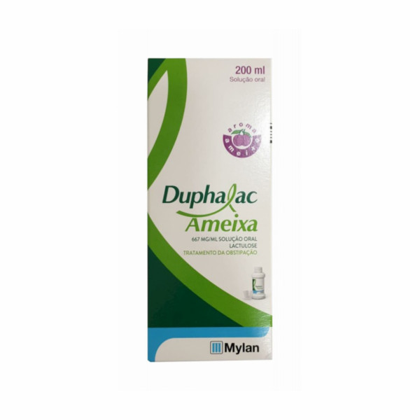 Duphalac Ameixa, 667 mg/mL-200mL (x1 unidade) solução oral frasco