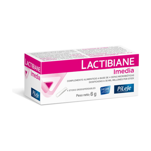 Pileje Lactibiane Imedia pó (x4 saquetas)