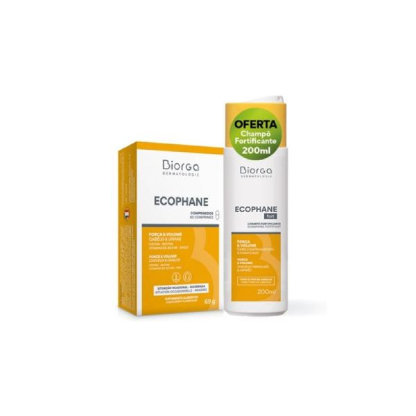 Biorga Dermatologie Ecophane (x60 comprimidos) + Oferta Champô fortificante - 200ml
