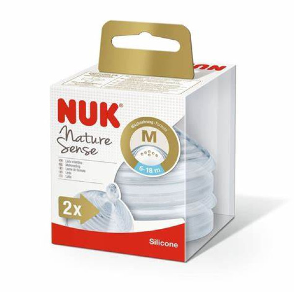 Nuk Nature Tetina Silicone_ M (x2 unidades)