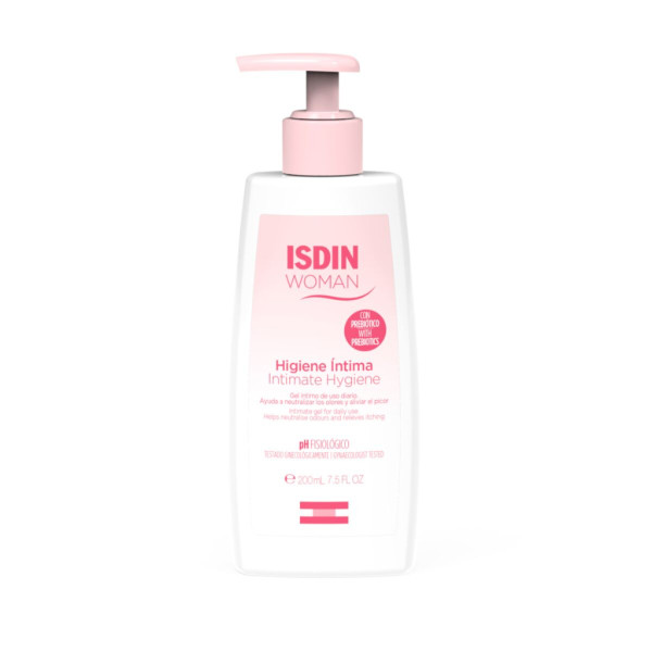 ISDIN Mujer Higiene Íntima 200ML - Gel de higiene íntima femenina