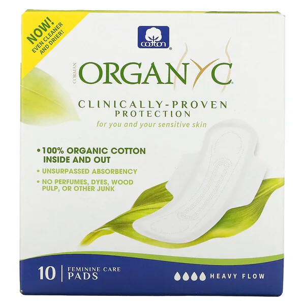 Organyc Penso Higiénico Intenso/Noite (x10 saquetas)