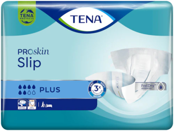 Tena Slip Plus Fralda_Tamanho S (x30 unidades)