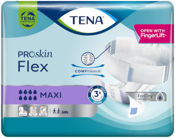 Tena Flex Maxi Fralda_Tamanho L (x22 unidades)