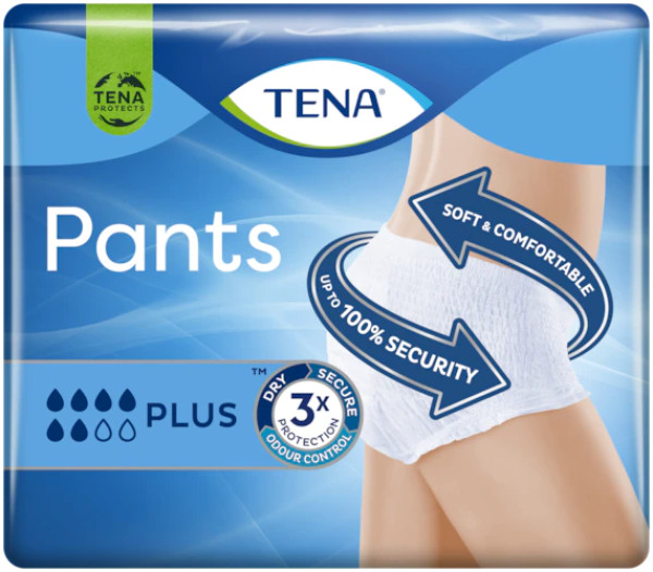 Tena Pants Plus Cueca _ Tamanho M (x14 unidades)