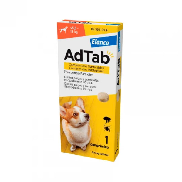 Adtab comprimidos_Cão _  >5.5-11Kg - 225mg
