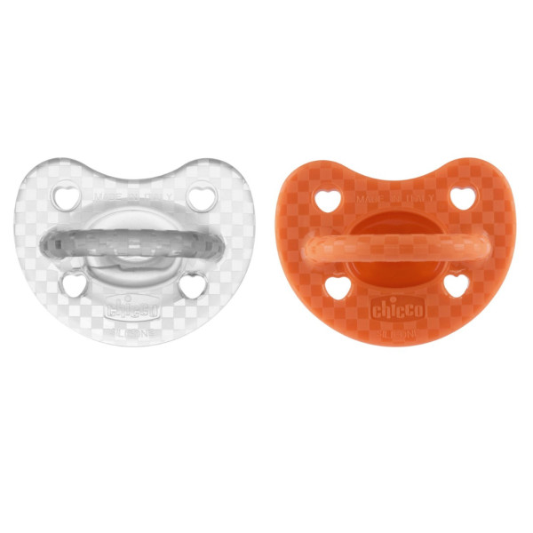Chicco Physioforma Luxe _ Laranja_16-36M (x2 chupetas)