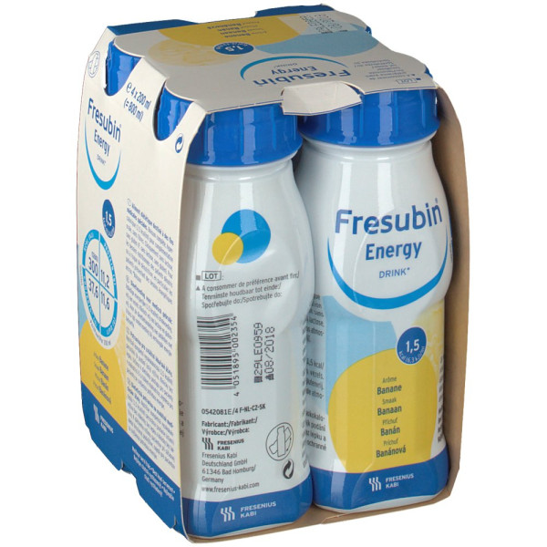 Fresubin Energy Drink Banana - 200ml (x4 unidades)