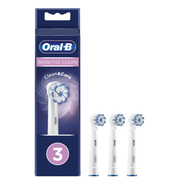 Oral B Sensitive Clear Recarga Escova Elétrica (x3 unidades)