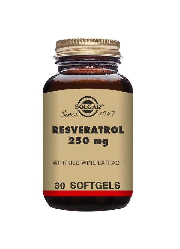 Solgar Resveratrol - 250mg  (x30 comprimidos)