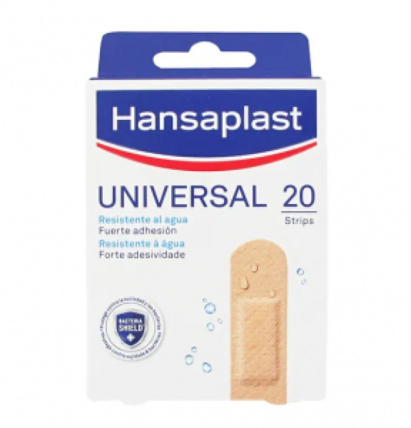 Hansaplast Universal Apósito Resistente al Agua - 1 Tamaño (x20 unidades)