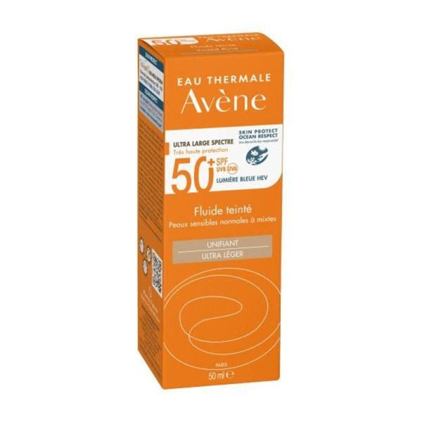 Avene Solar Fluido SPF50+ c/ Cor - 50 ml