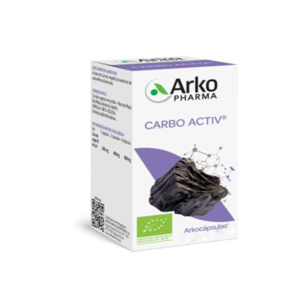 Arkocapsulas Carbo Activ (x80 cápsulas)