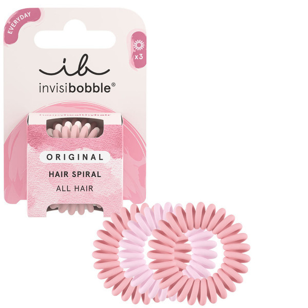 Invisibobble Elástico Cabelo Original Rosa (X3 unidades)