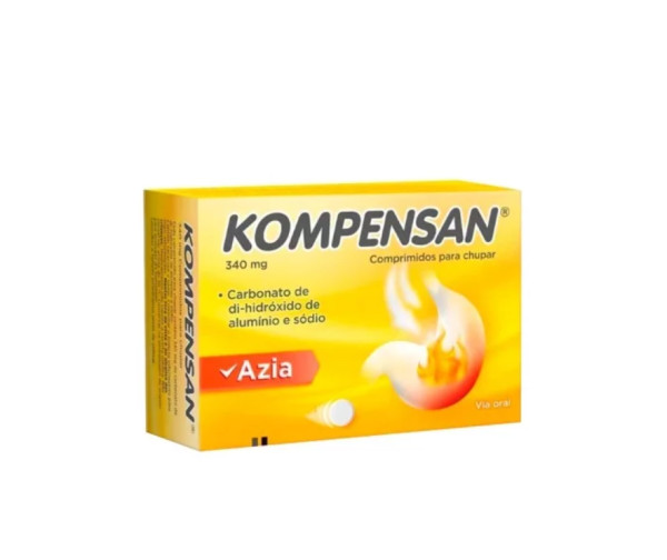 Kompensan 340 mg x 20 comprimidos masticables