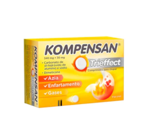 Kompensan Trieffect 340/30 mg (x60 comprimidos mastigaveis)