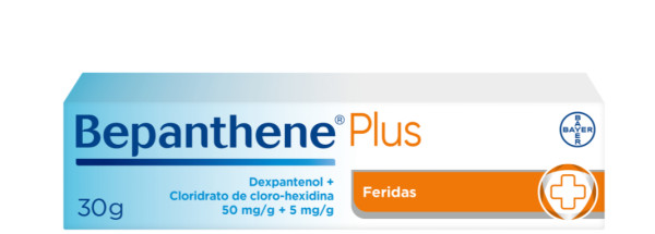 Bepanthene Plus, 5/50 mg/g  creme bisnaga 30g