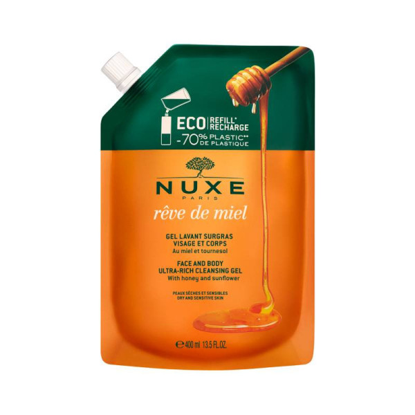Nuxe Rêve De Miel Gel Limpeza Eco - 400ml