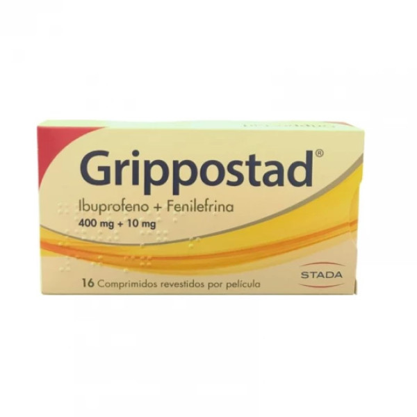 Grippostad , 400 Mg + 10 Mg (x16 comprimidos revestidos)