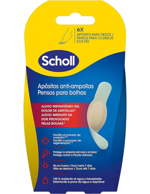 Dr Scholl Apósitos para Ampollas en Dedos (x6 unidades)