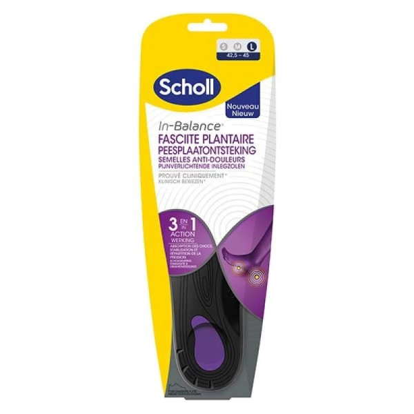 Dr. Scholl Palmilha Fascite Plantar 3 em 1 _ Large