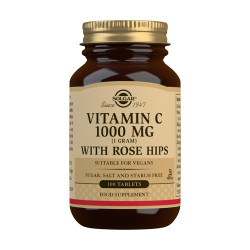 Solgar Vitamina C w/ Rose - 1000mg (x100 comprimidos)